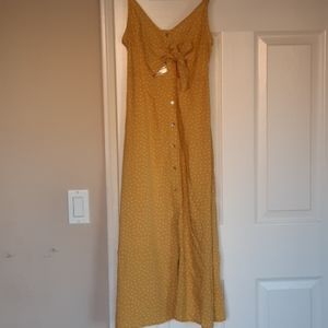 Illa Illa Yellow Polka Dot Dress